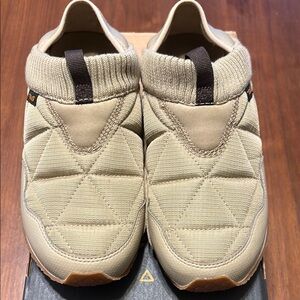 Teva Reember Tan Quilted Slip-On Loafers